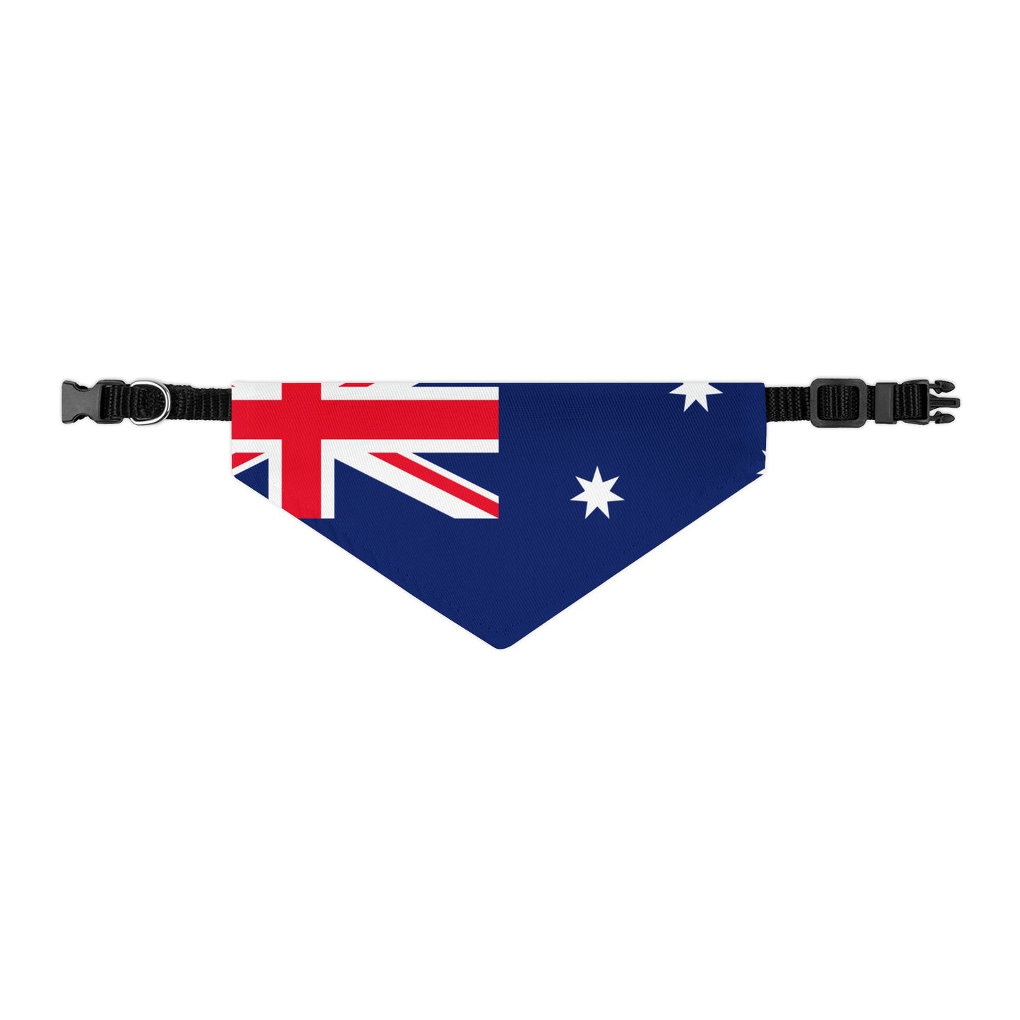 Australia Soccer Dog Bandana — Australian Flag Snap-On Pet Bandana, Fan Gear