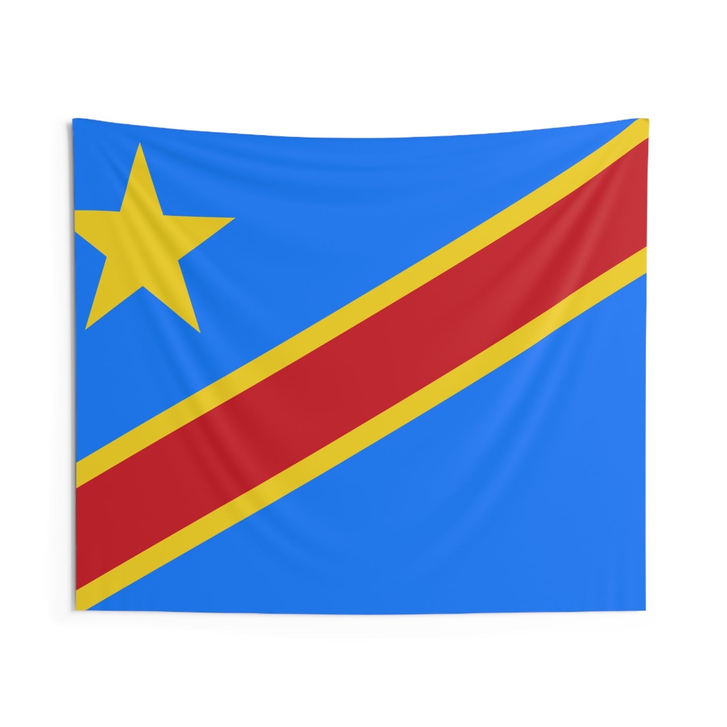 DR Congo Soccer Tapestry - DR Congo Flag Wall Banner for Game Day (2026)