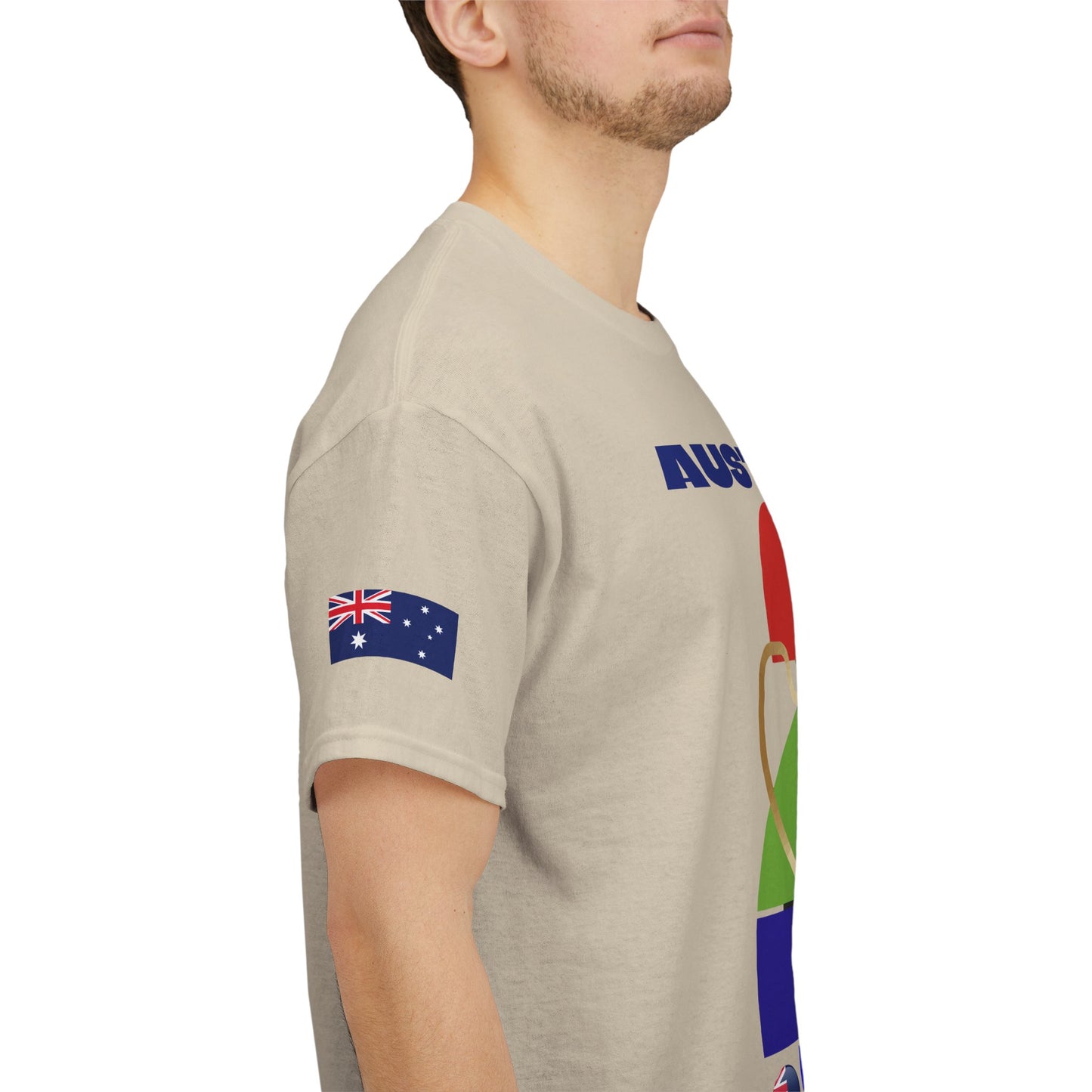 Australia Football T-Shirt - Unisex Australia Soccer Fan Tee with Flag (2026)