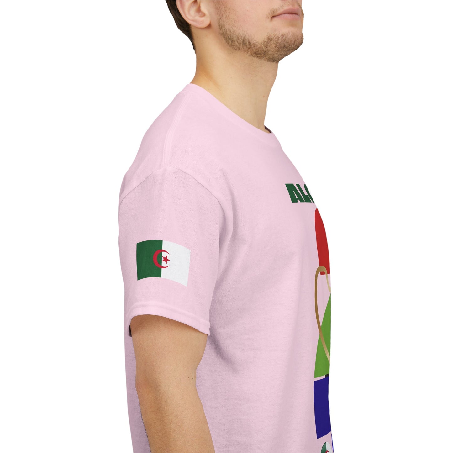 Algeria Football T-Shirt - Unisex Algeria Soccer Fan Tee with Flag (2026)