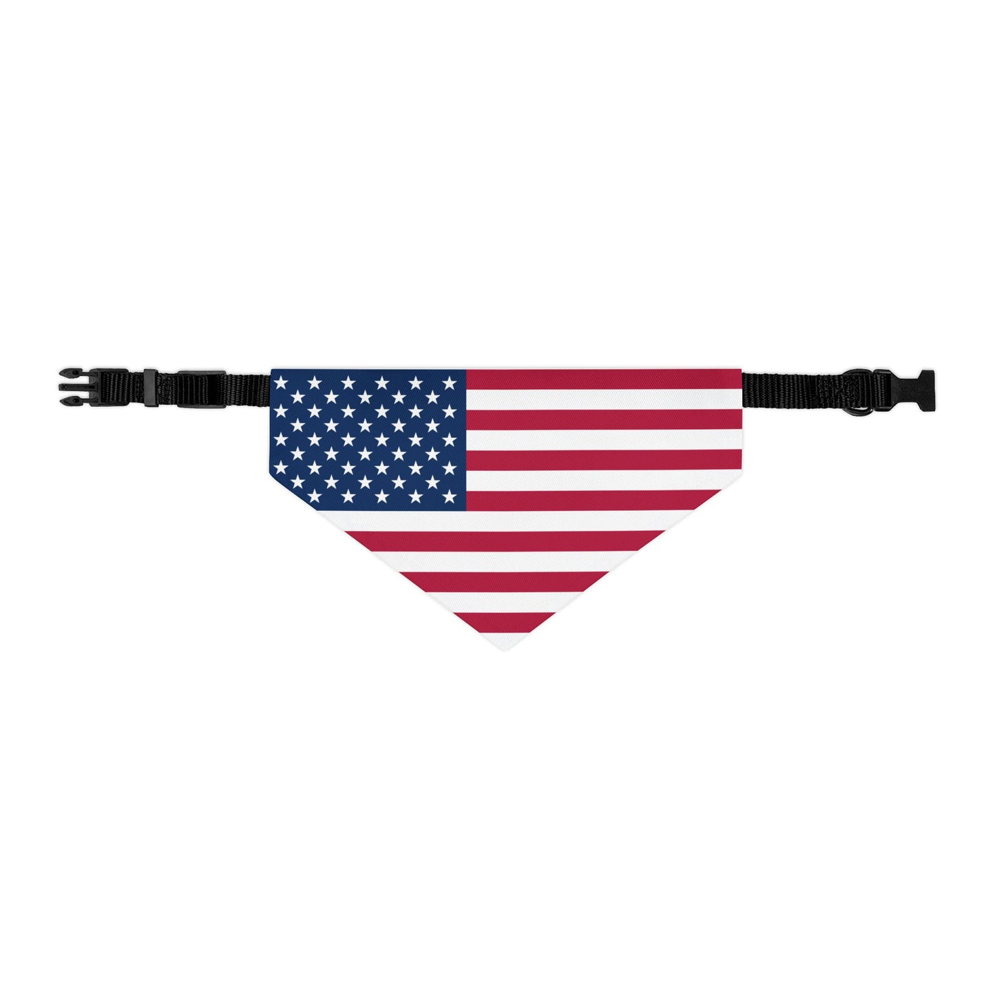 United States Soccer Dog Collar — American Flag Grid Clip-On Pet Collar, Fan Gear