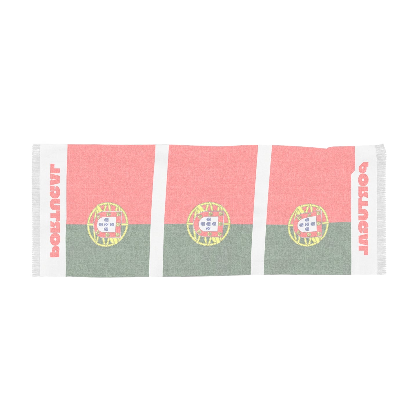 Portugal Soccer Scarf - Portugal Football Supporter Scarf with Flag (2026)
