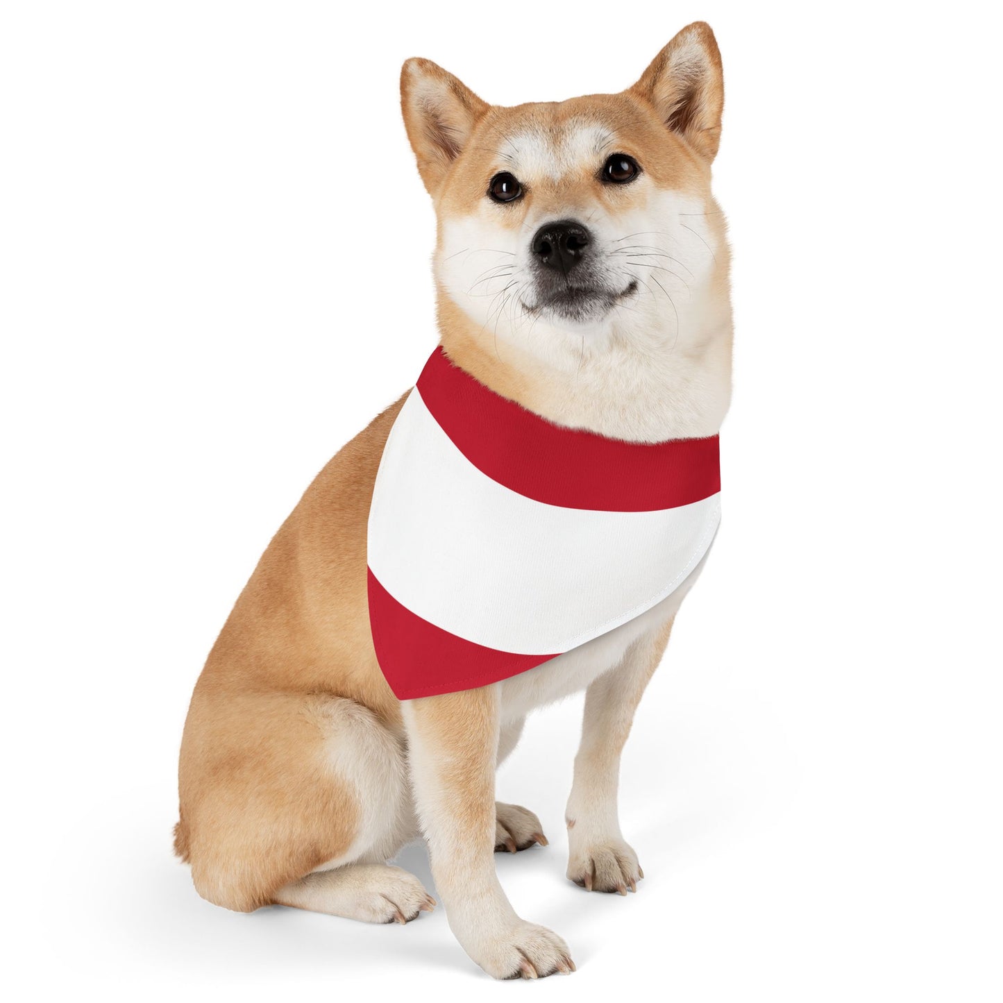 Austria Soccer Dog Bandana — Austrian Flag Snap-On Pet Bandana, Fan Gear