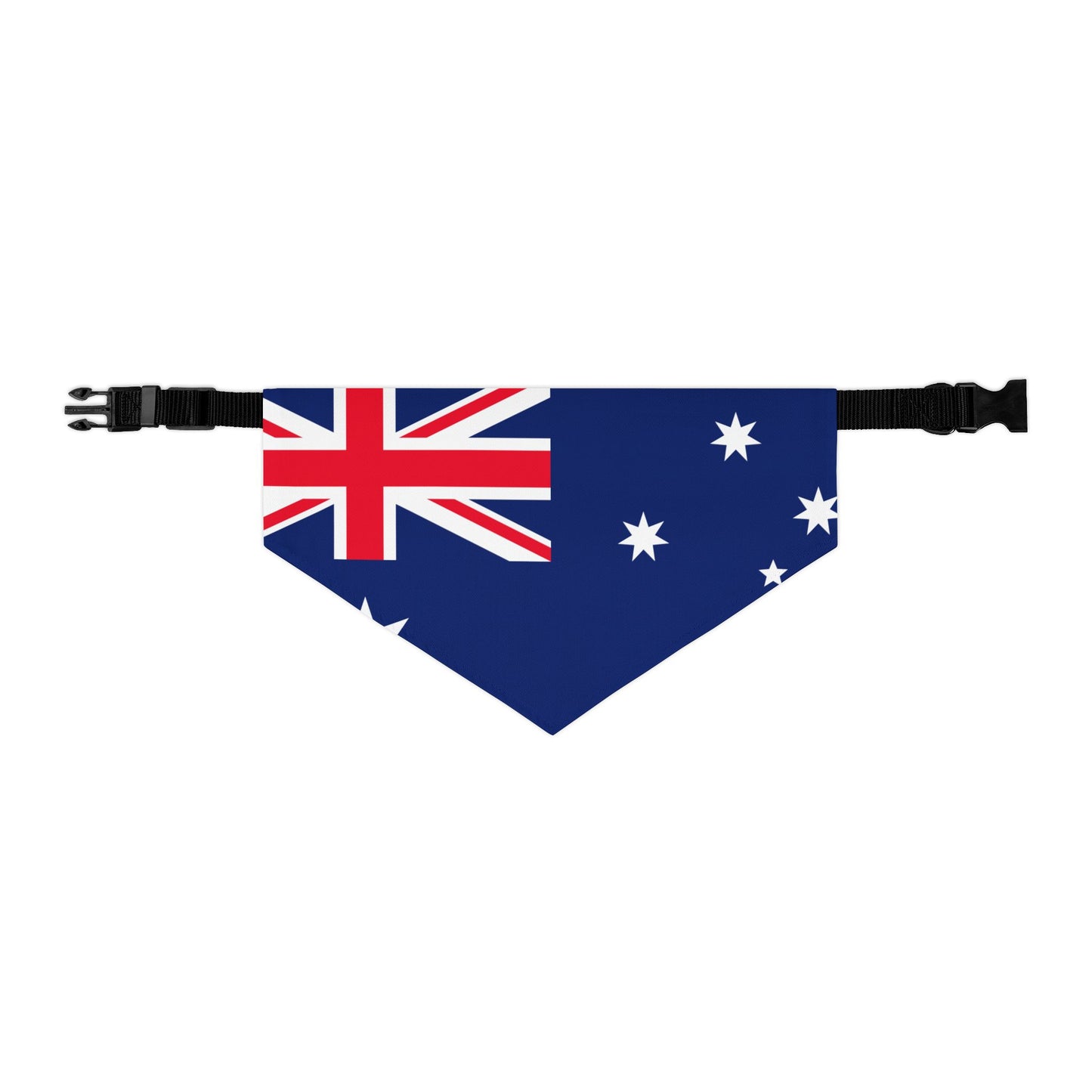 Australia Soccer Dog Bandana — Australian Flag Snap-On Pet Bandana, Fan Gear