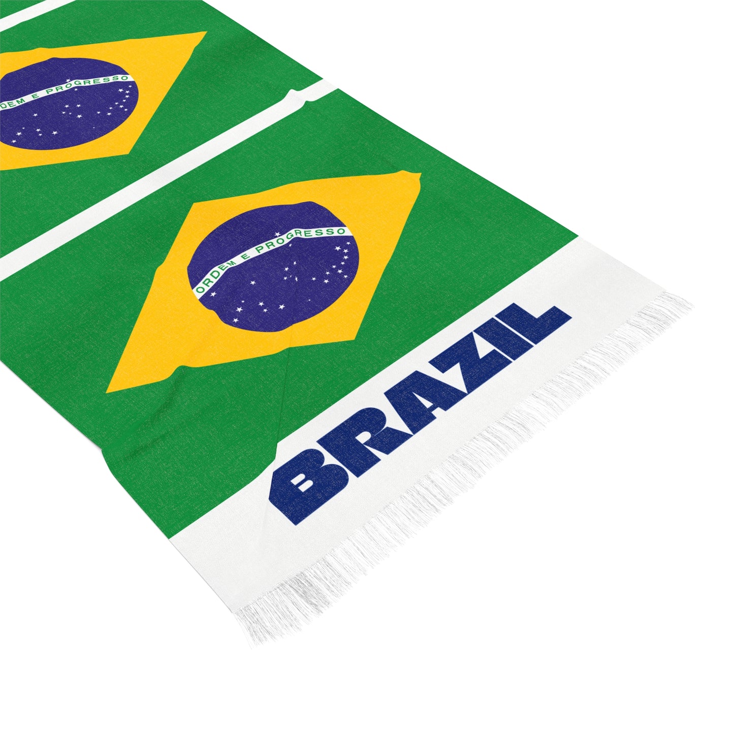 Brazil Soccer Scarf - Brazil Football Supporter Scarf with Flag (2026)