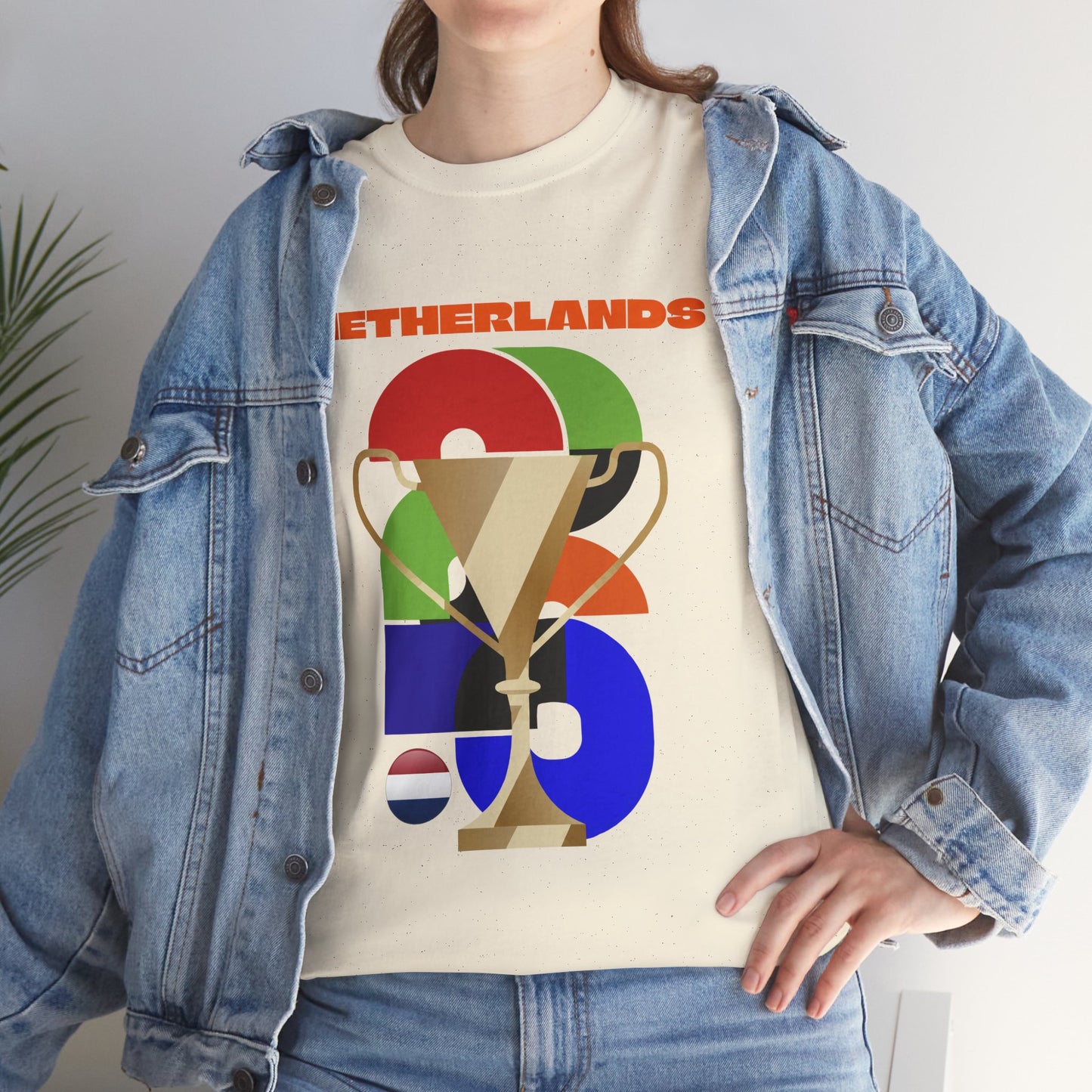 Netherlands Football T-Shirt - Unisex Netherlands Soccer Fan Tee with Flag (2026)