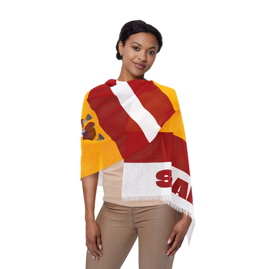 Spain Soccer Scarf - Spain Football Supporter Scarf with Flag (2026)