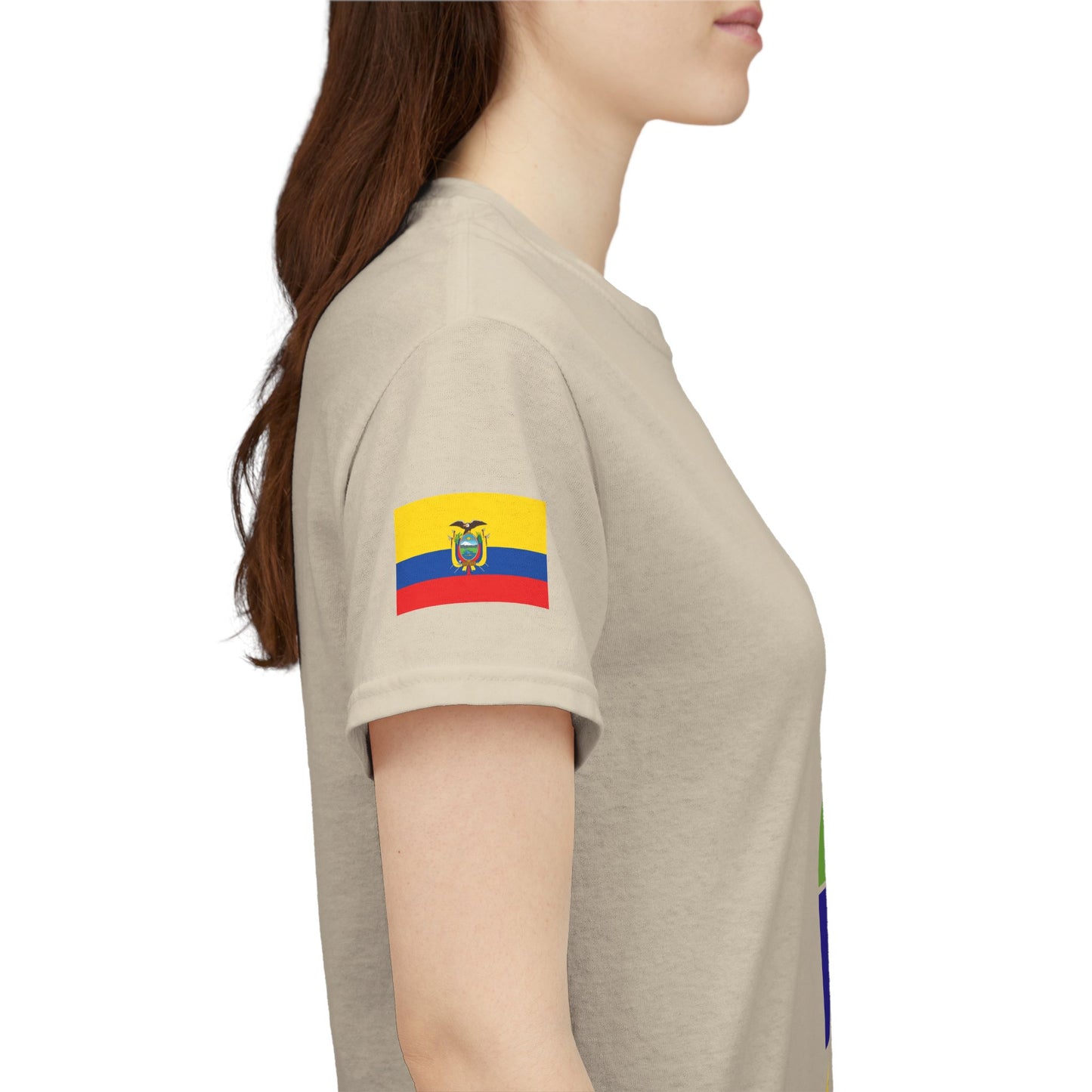 Ecuador Football T-Shirt - Unisex Ecuador Soccer Fan Tee with Flag (2026)