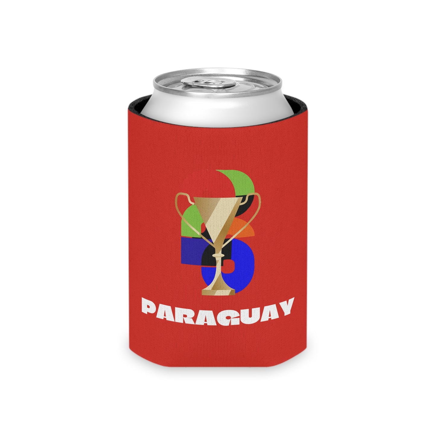 Paraguay Soccer Can Cooler - Paraguay Football Fan Koozie for Game Day (2026)