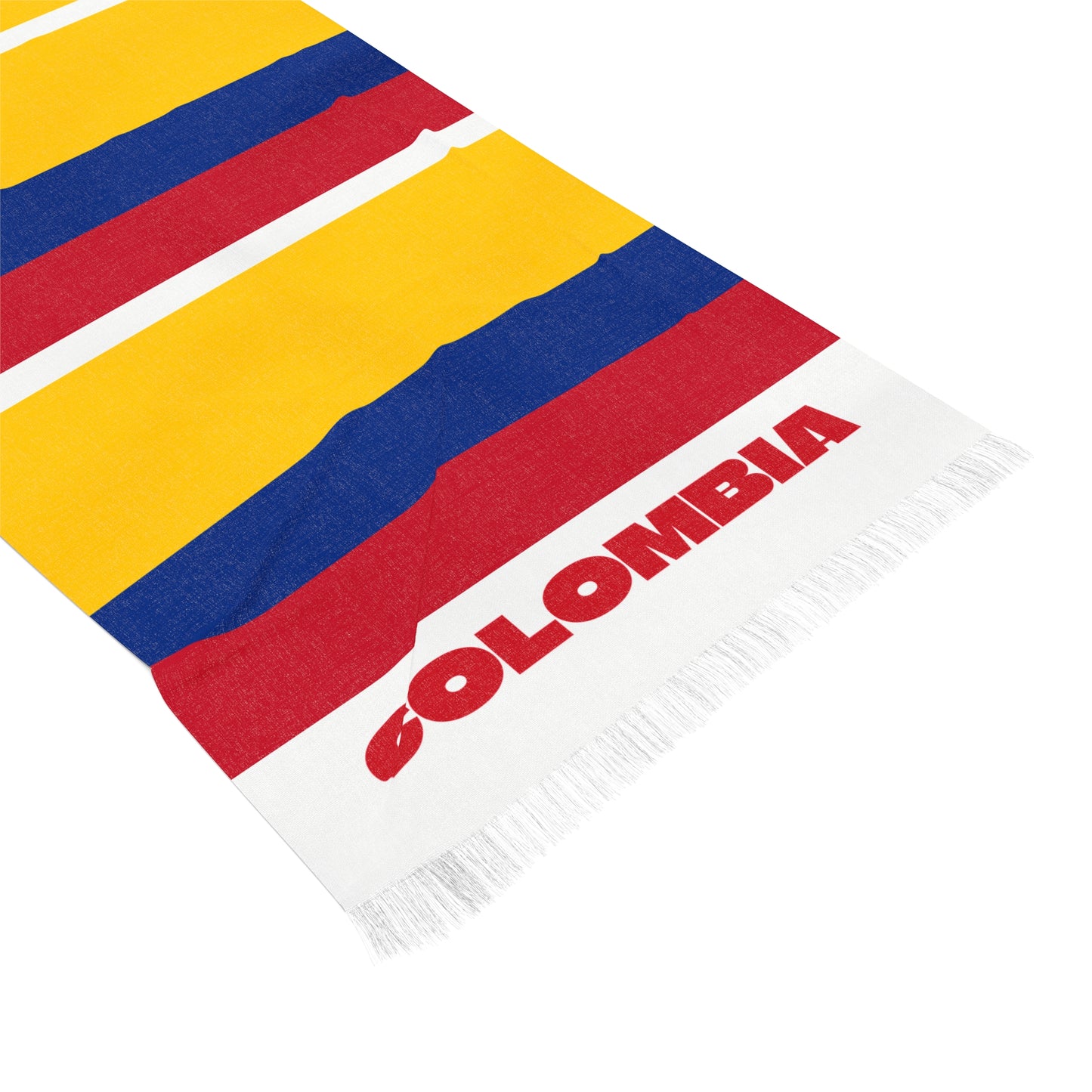 Colombia Soccer Scarf - Colombia Football Supporter Scarf with Flag (2026)