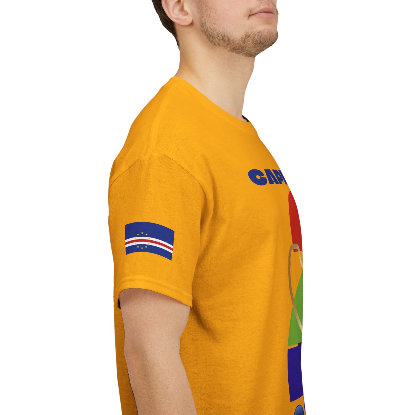 Cape Verde Football T-Shirt - Unisex Cape Verde Soccer Fan Tee with Flag (2026)