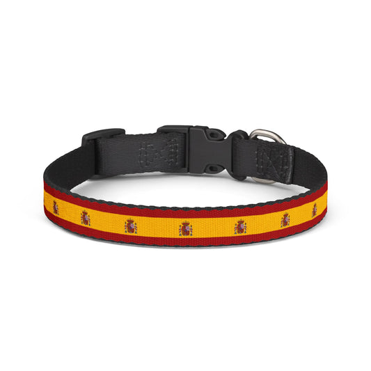 Spain Soccer Dog Collar — Flag Clip-On Pet Collar