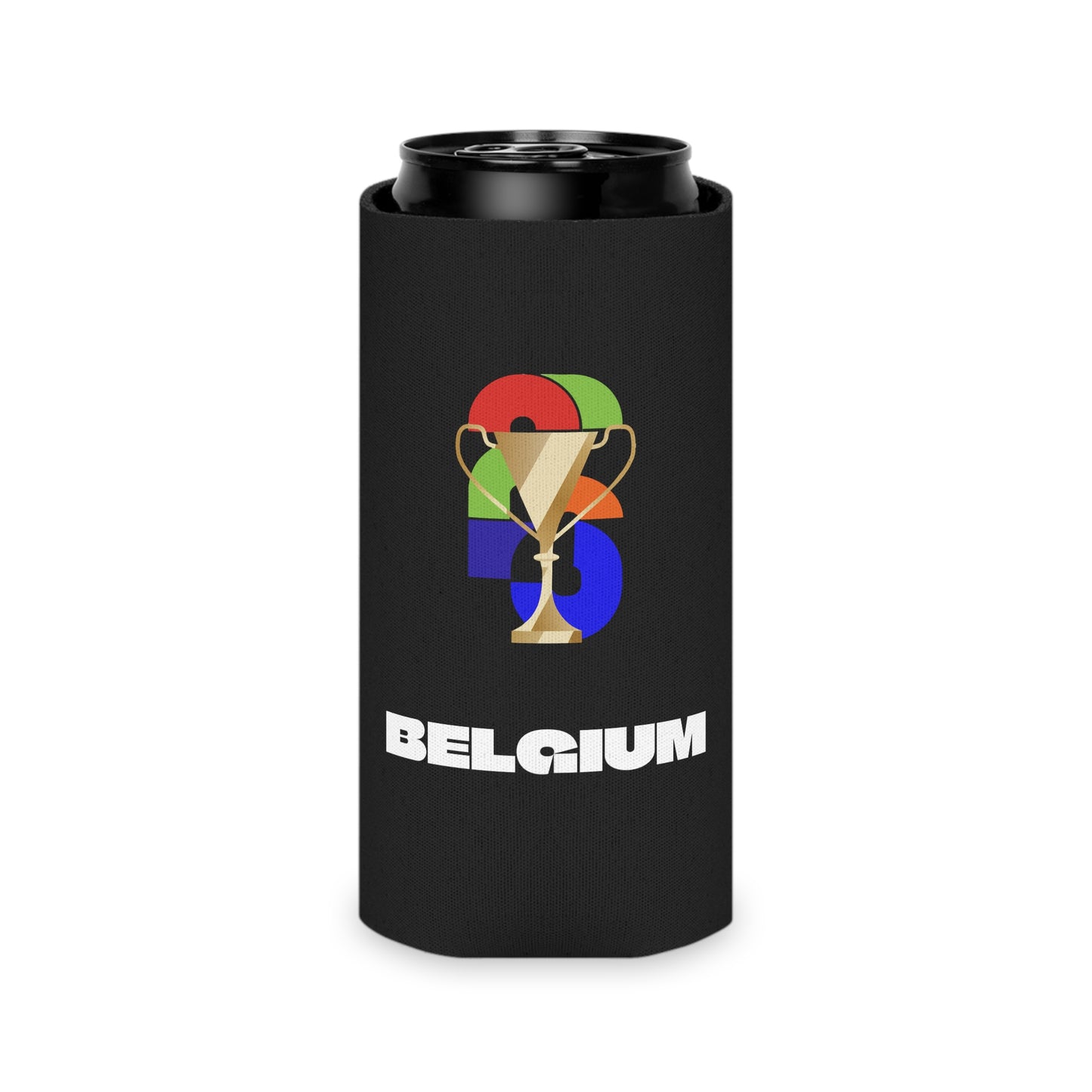 Belgium Soccer Can Cooler - Belgium Football Fan Koozie for Game Day (2026)