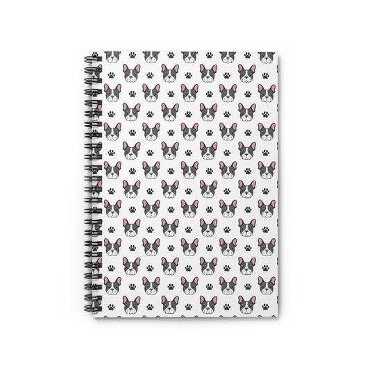French Bulldog Spiral Notebook, Cute Dog Lover Journal, Pet Memory Book, School Supplies, Birthday Gift for Dog Owners