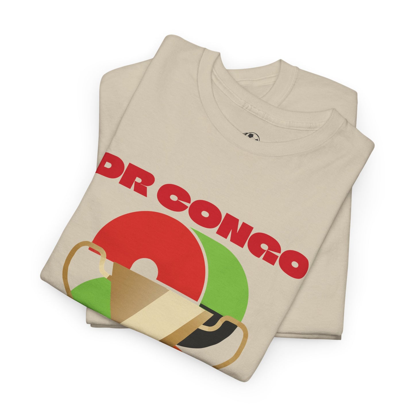 DR Congo Football T-Shirt - Unisex DR Congo Soccer Fan Tee with Flag (2026)