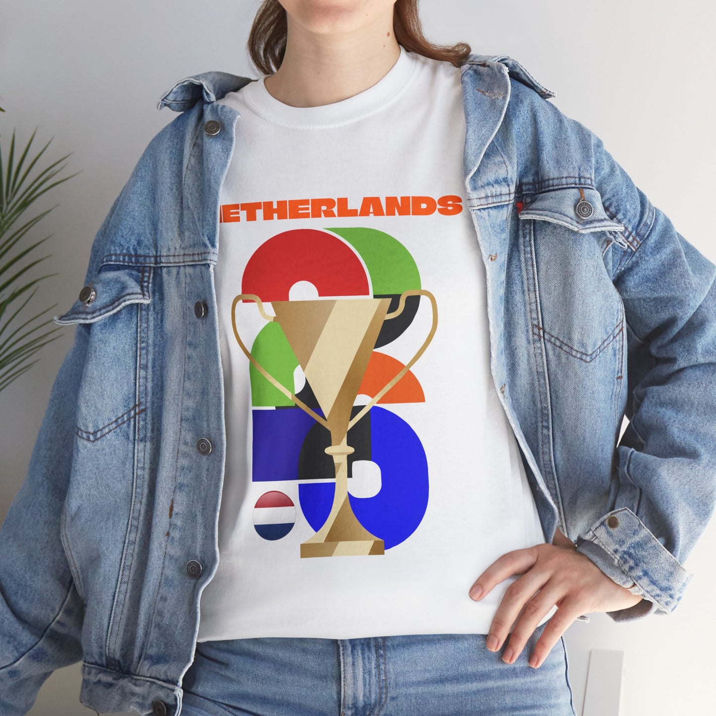 Netherlands Football T-Shirt - Unisex Netherlands Soccer Fan Tee with Flag (2026)
