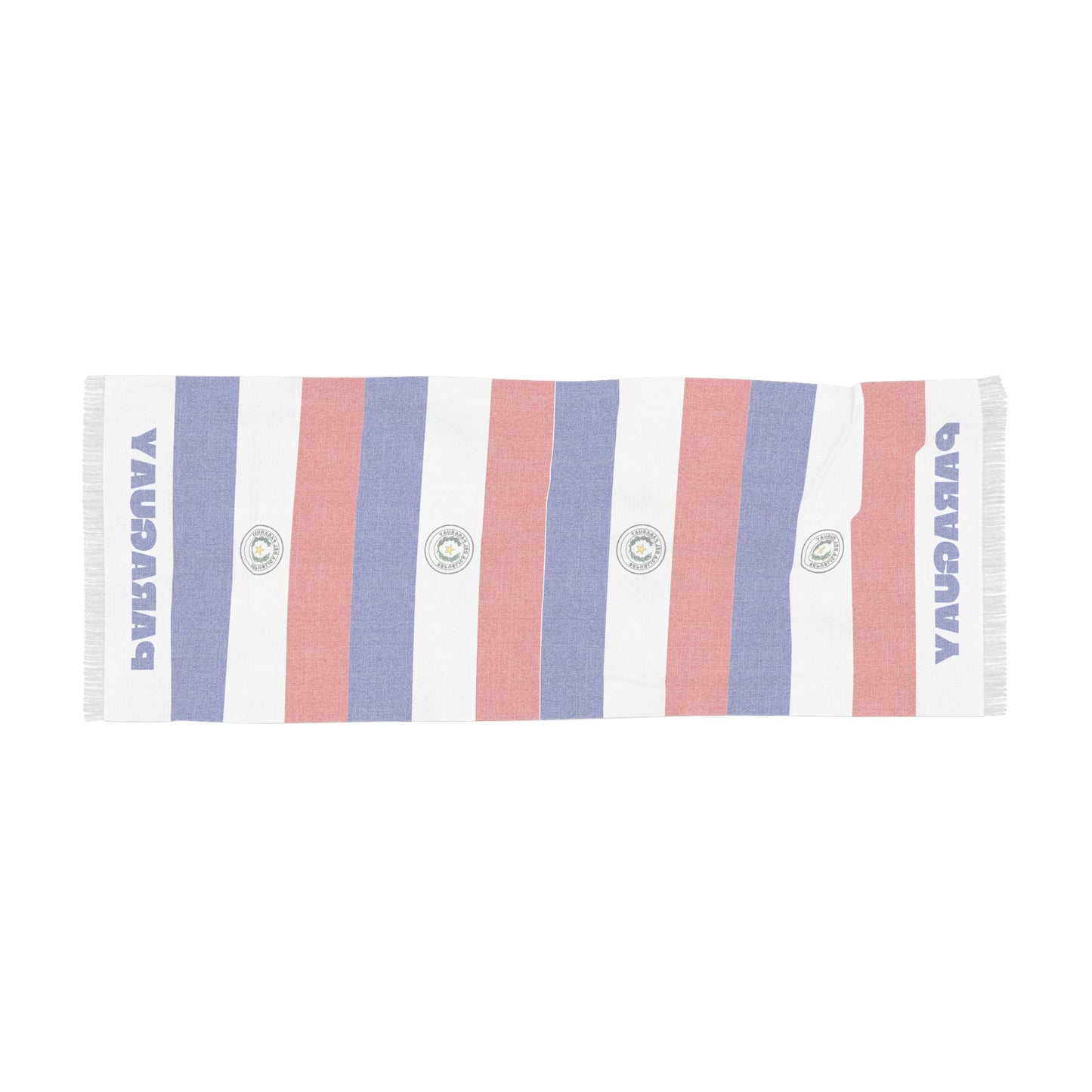 Paraguay Soccer Scarf - Paraguay Football Supporter Scarf with Flag (2026)