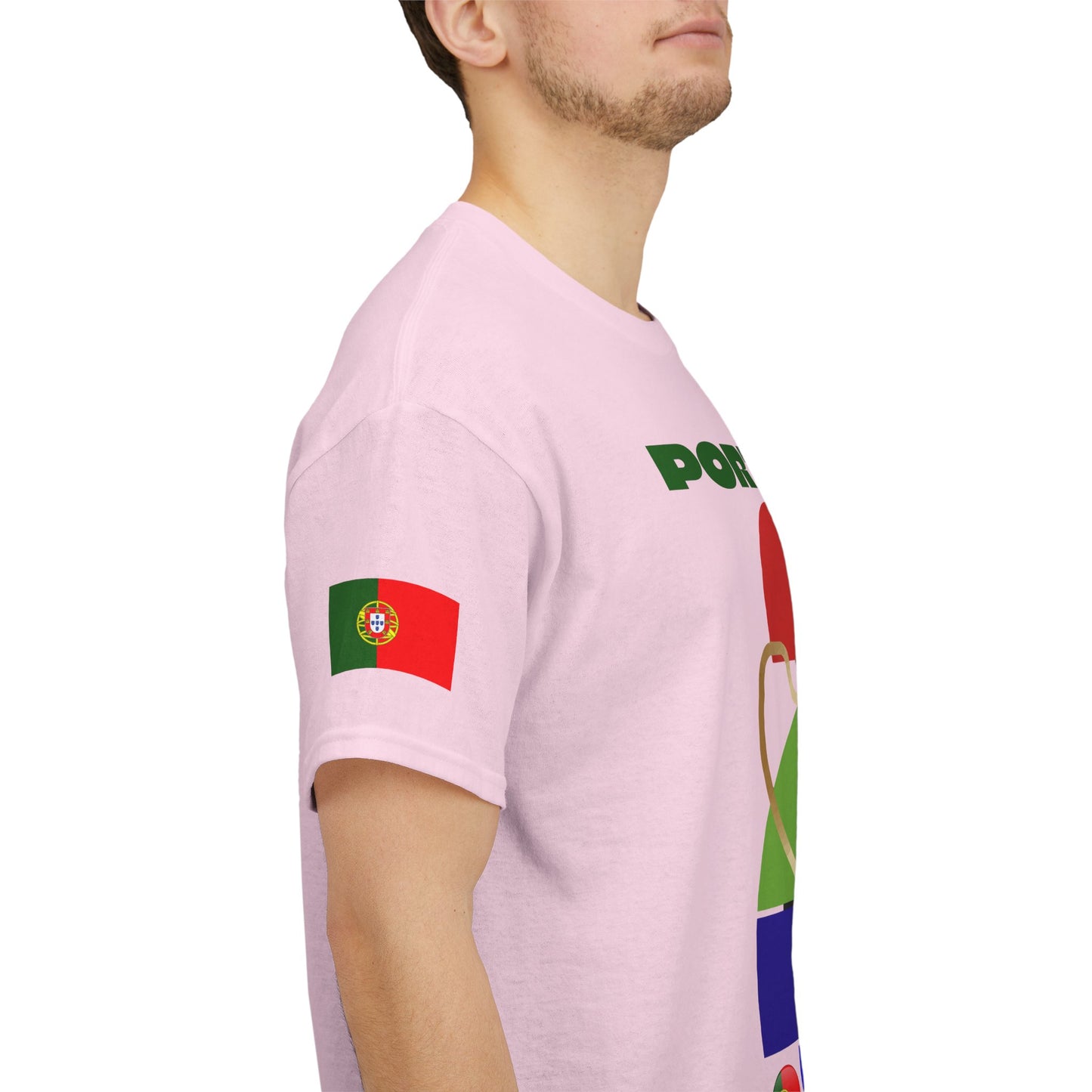 Portugal Football T-Shirt - Unisex Portugal Soccer Fan Tee with Flag (2026)