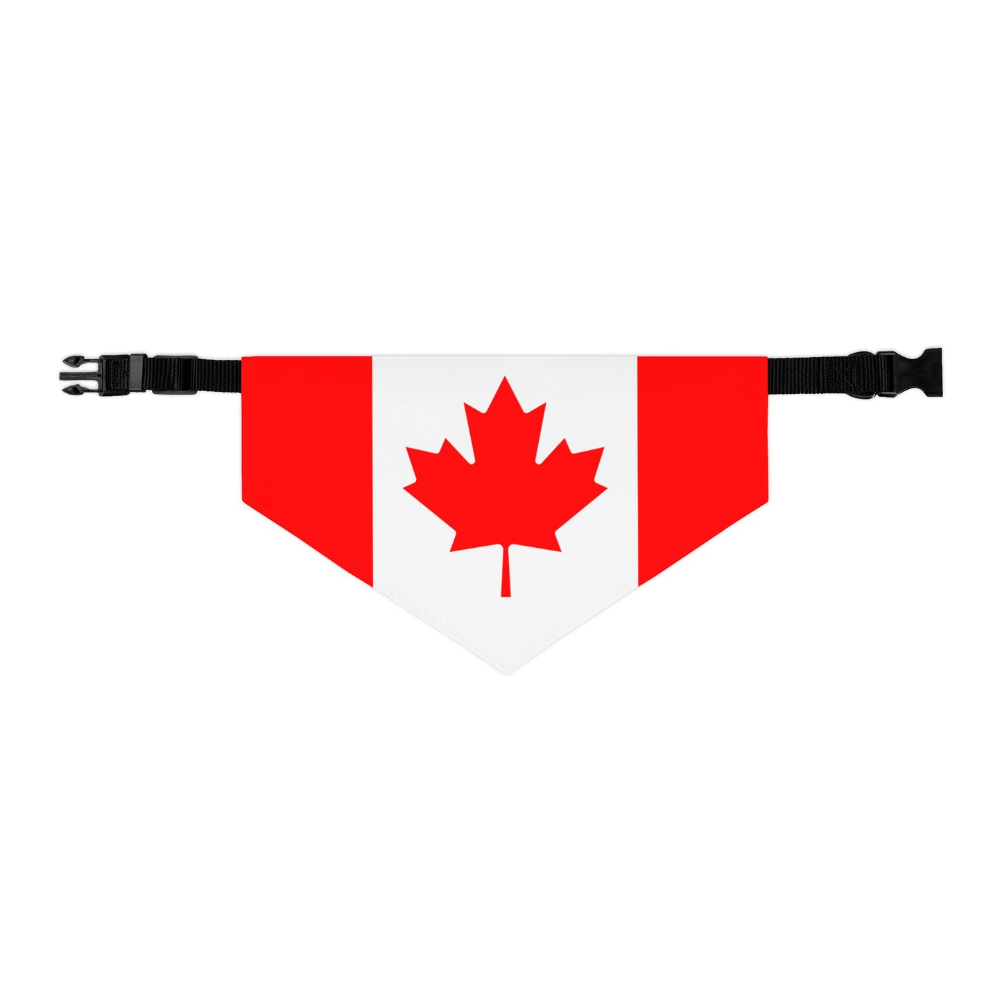 Canada Soccer Dog Bandana — Canadian Flag Snap-On Pet Bandana, Fan Gear