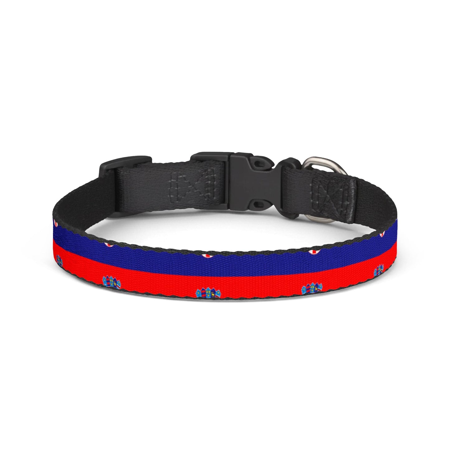 Croatia Soccer Dog Collar — Croatian Flag Clip-On Pet Collar, Fan Gear