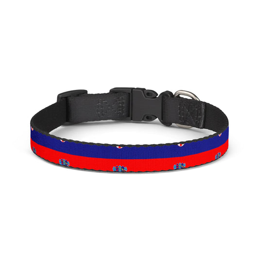 Croatia Soccer Dog Collar — Croatian Flag Clip-On Pet Collar, Fan Gear