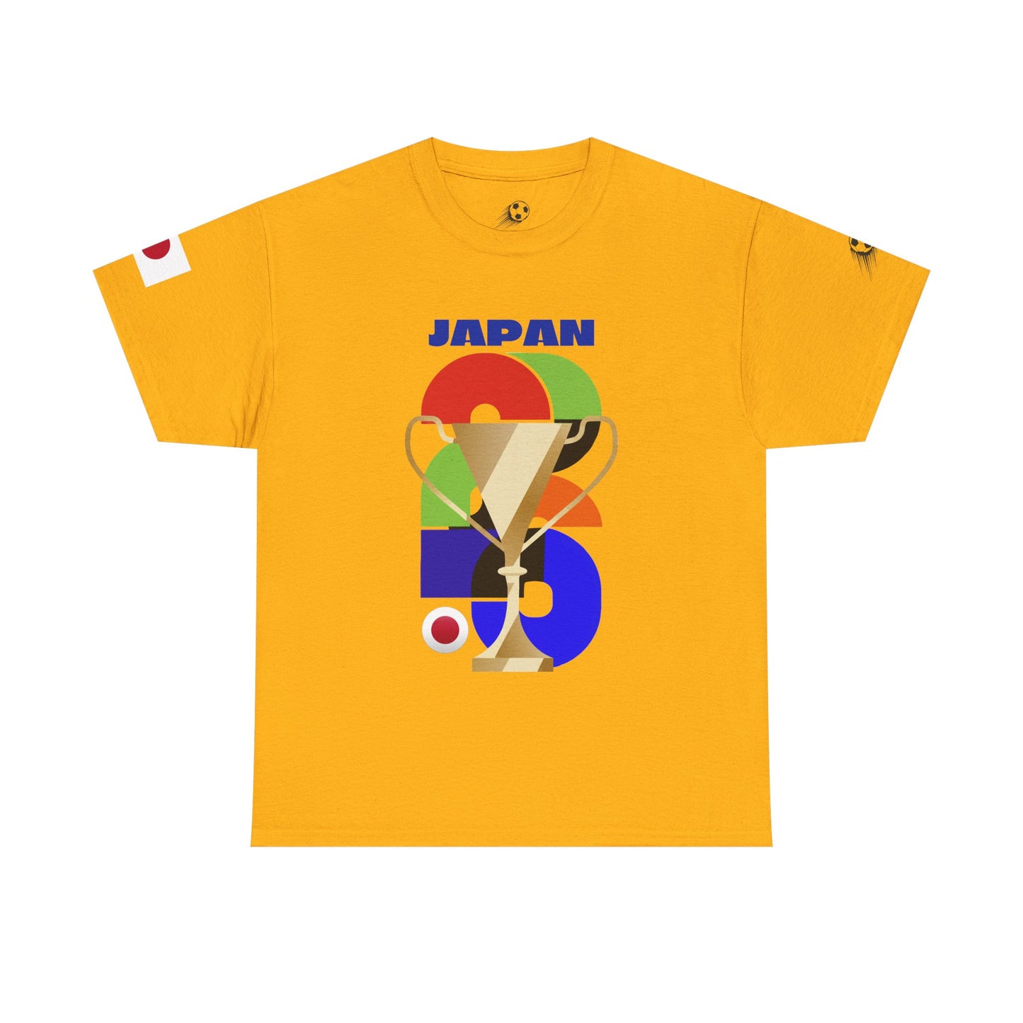 Japan Football T-Shirt - Unisex Japan Soccer Fan Tee with Flag (2026)