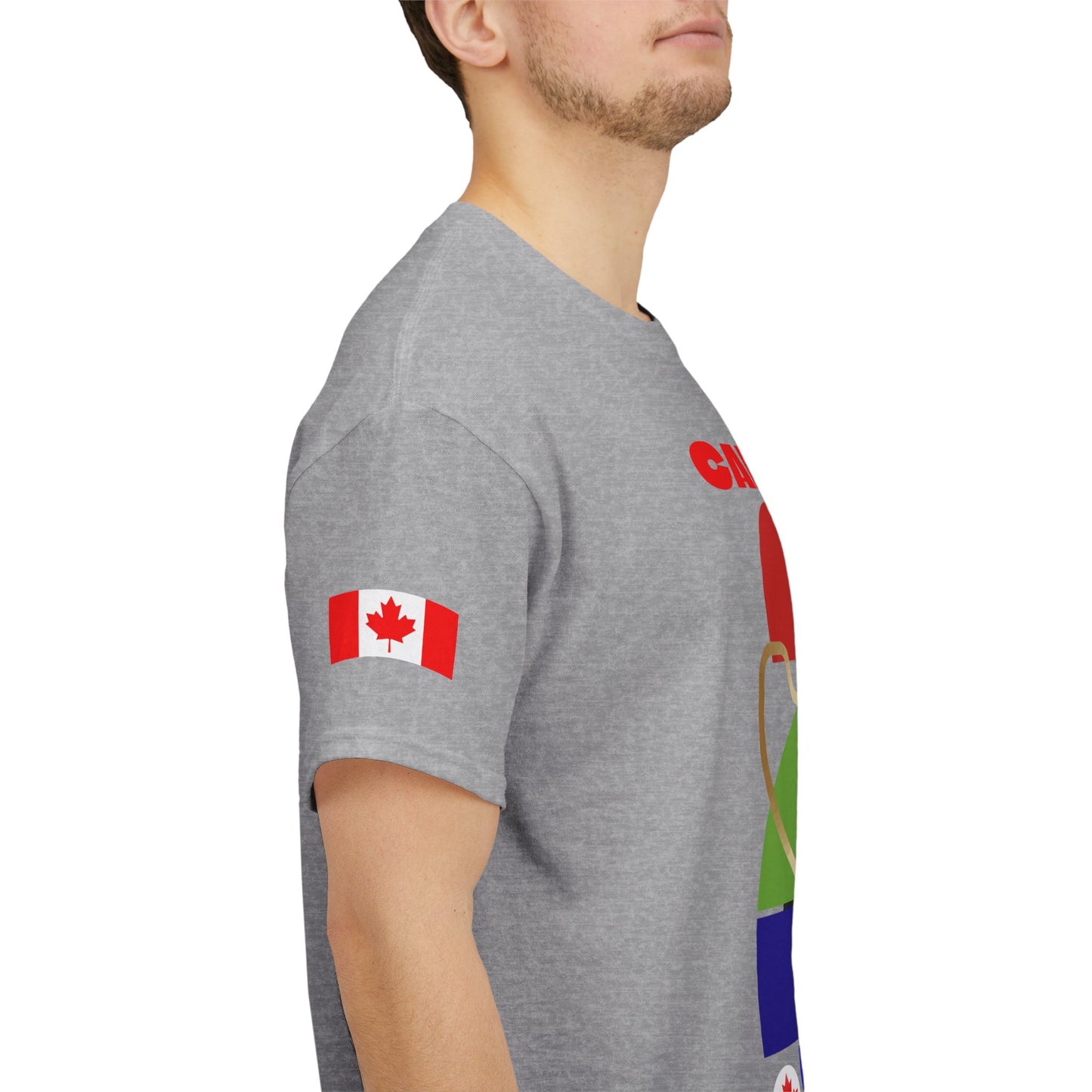 Canada Football T-Shirt - Unisex Canada Soccer Fan Tee with Flag (2026)