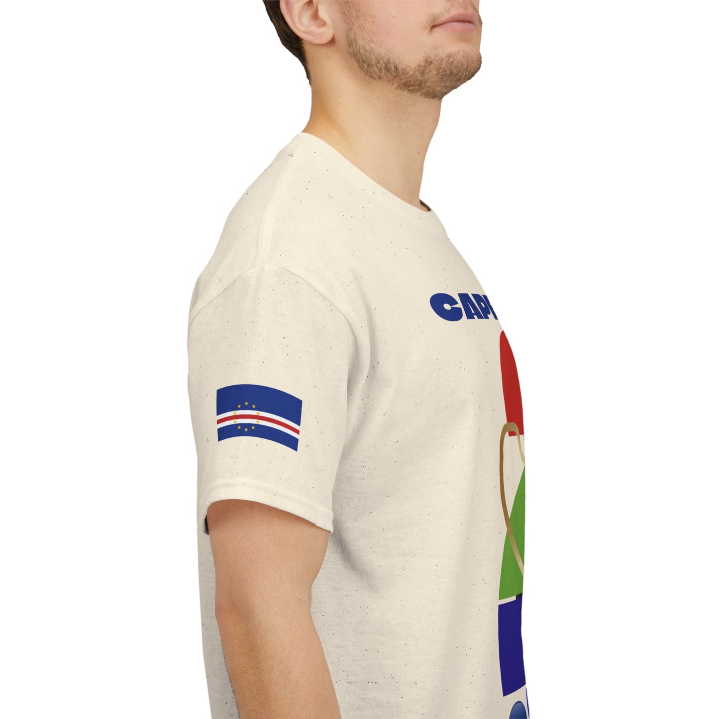 Cape Verde Football T-Shirt - Unisex Cape Verde Soccer Fan Tee with Flag (2026)