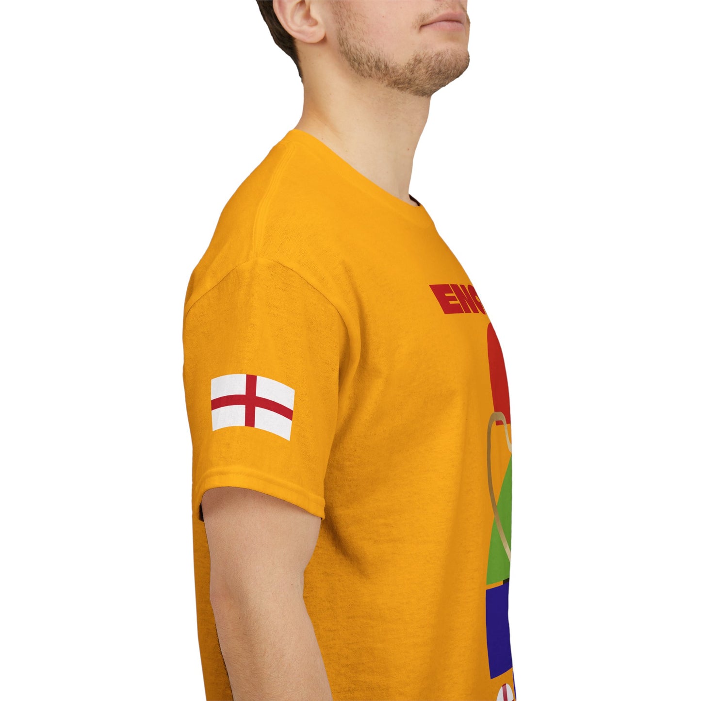 England Football T-Shirt - Unisex England Soccer Fan Tee with Flag (2026)
