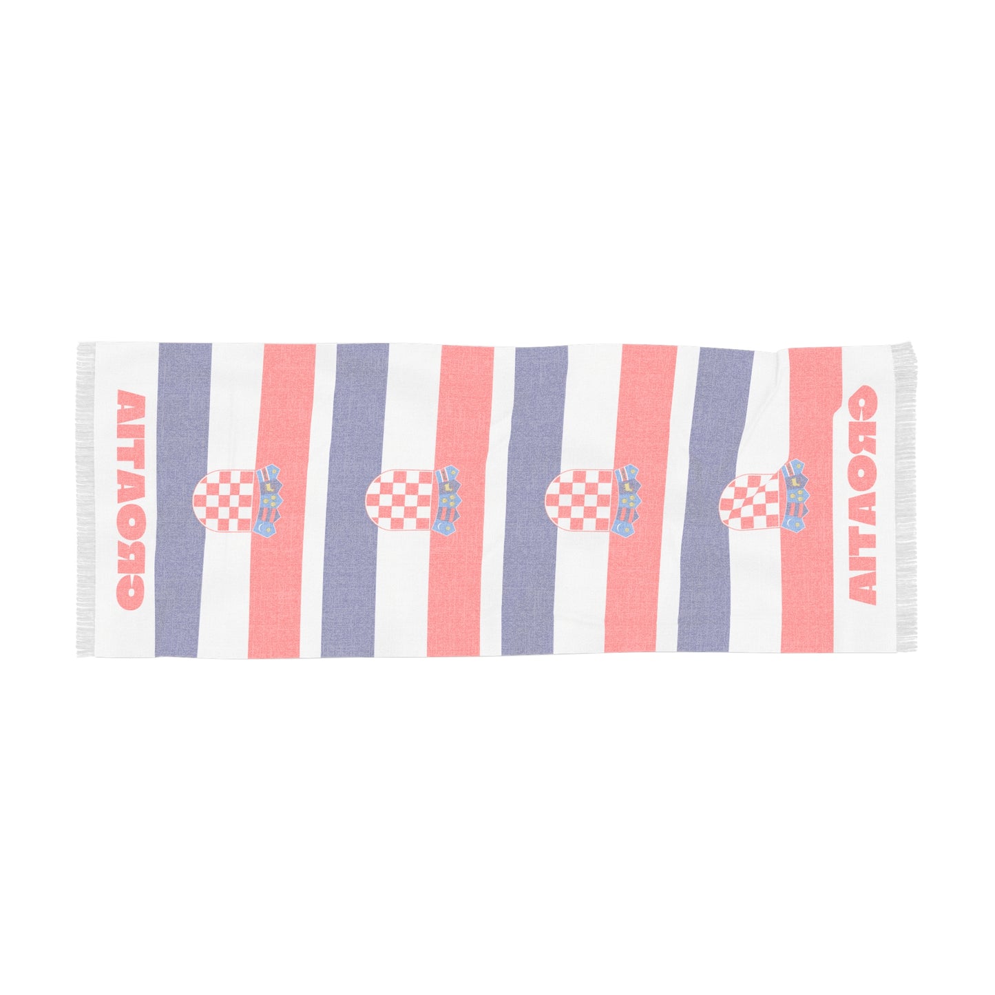 Croatia Soccer Scarf - Croatia Football Supporter Scarf with Flag (2026)