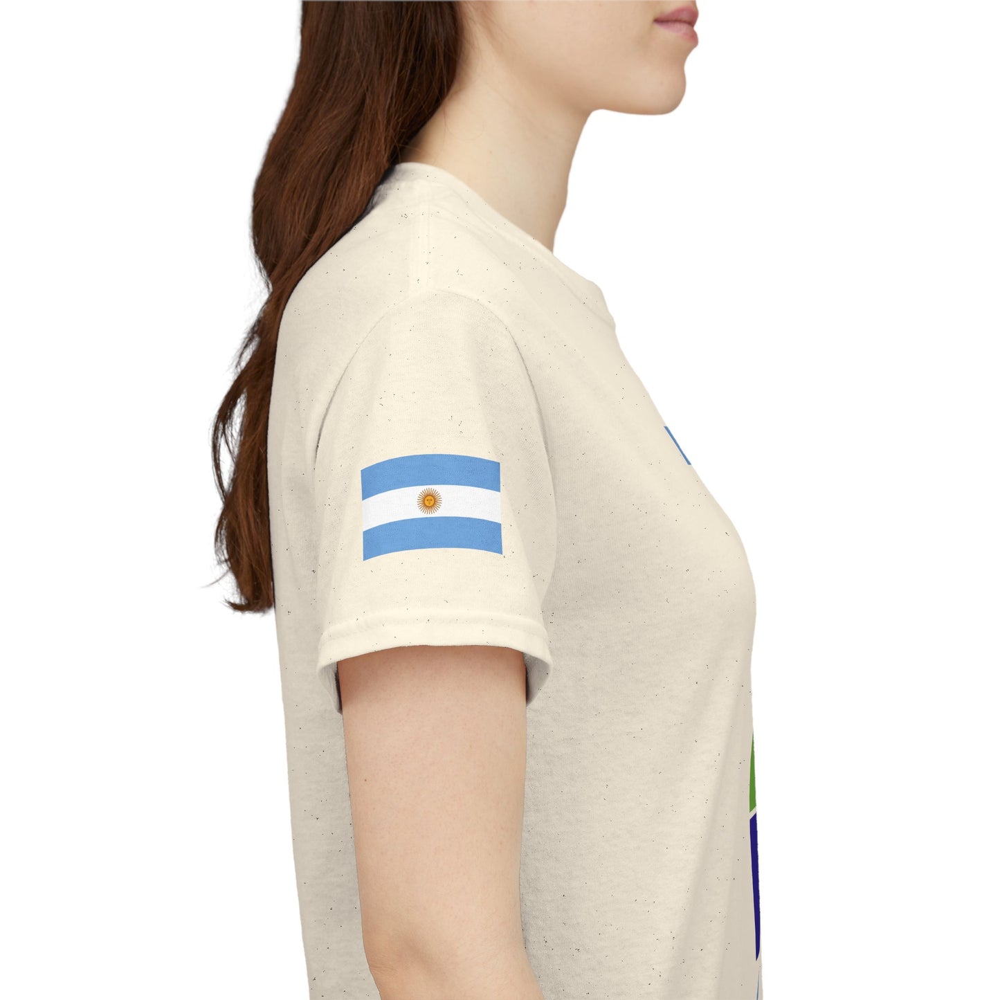 Argentina Football T-Shirt - Unisex Argentina Soccer Fan Tee with Flag (2026)