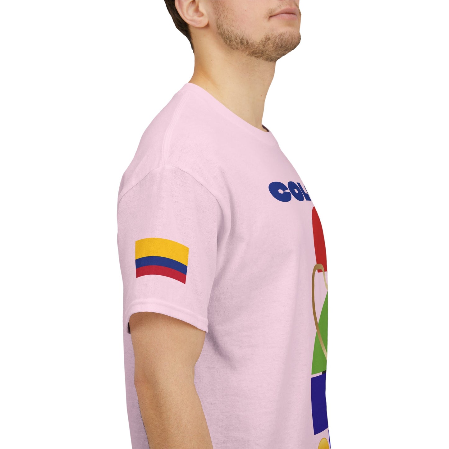 Colombia Football T-Shirt - Unisex Colombia Soccer Fan Tee with Flag (2026)