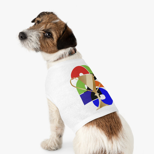 Soccer Dog Tank Top - Football Pet Tee with 2026 Trophy for Game Day & Watch Parties