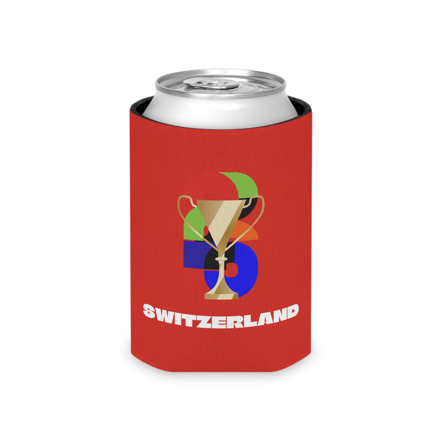 Switzerland Soccer Can Cooler - Switzerland Football Fan Koozie for Game Day (2026)