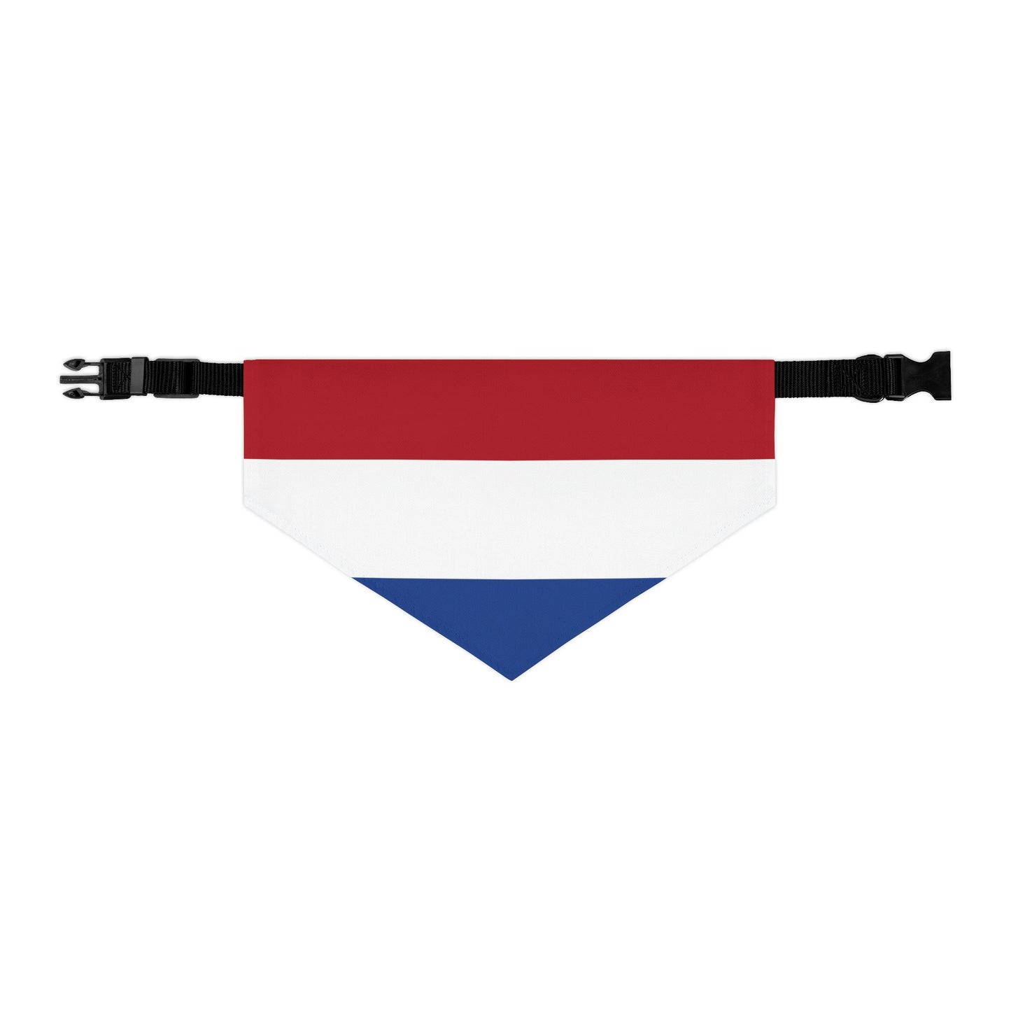 Netherlands Soccer Dog Bandana — Dutch Flag Snap-On Pet Bandana, Fan Gear