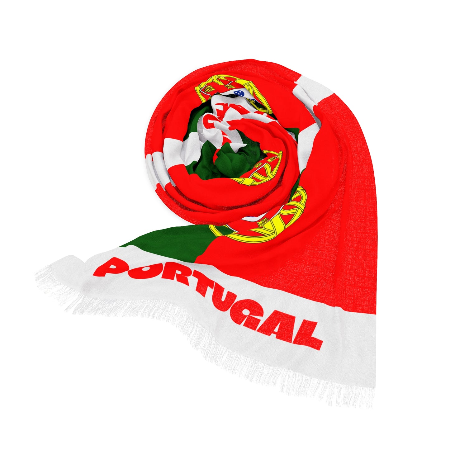 Portugal Soccer Scarf - Portugal Football Supporter Scarf with Flag (2026)