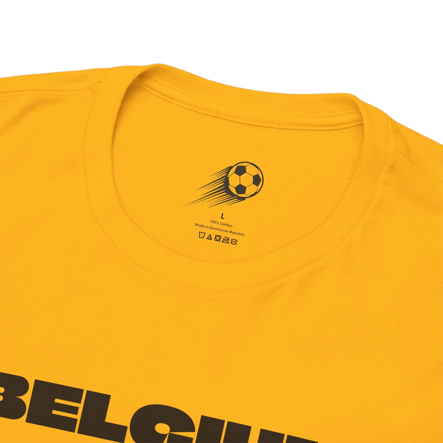 Belgium Football T-Shirt - Unisex Belgium Soccer Fan Tee with Flag (2026)