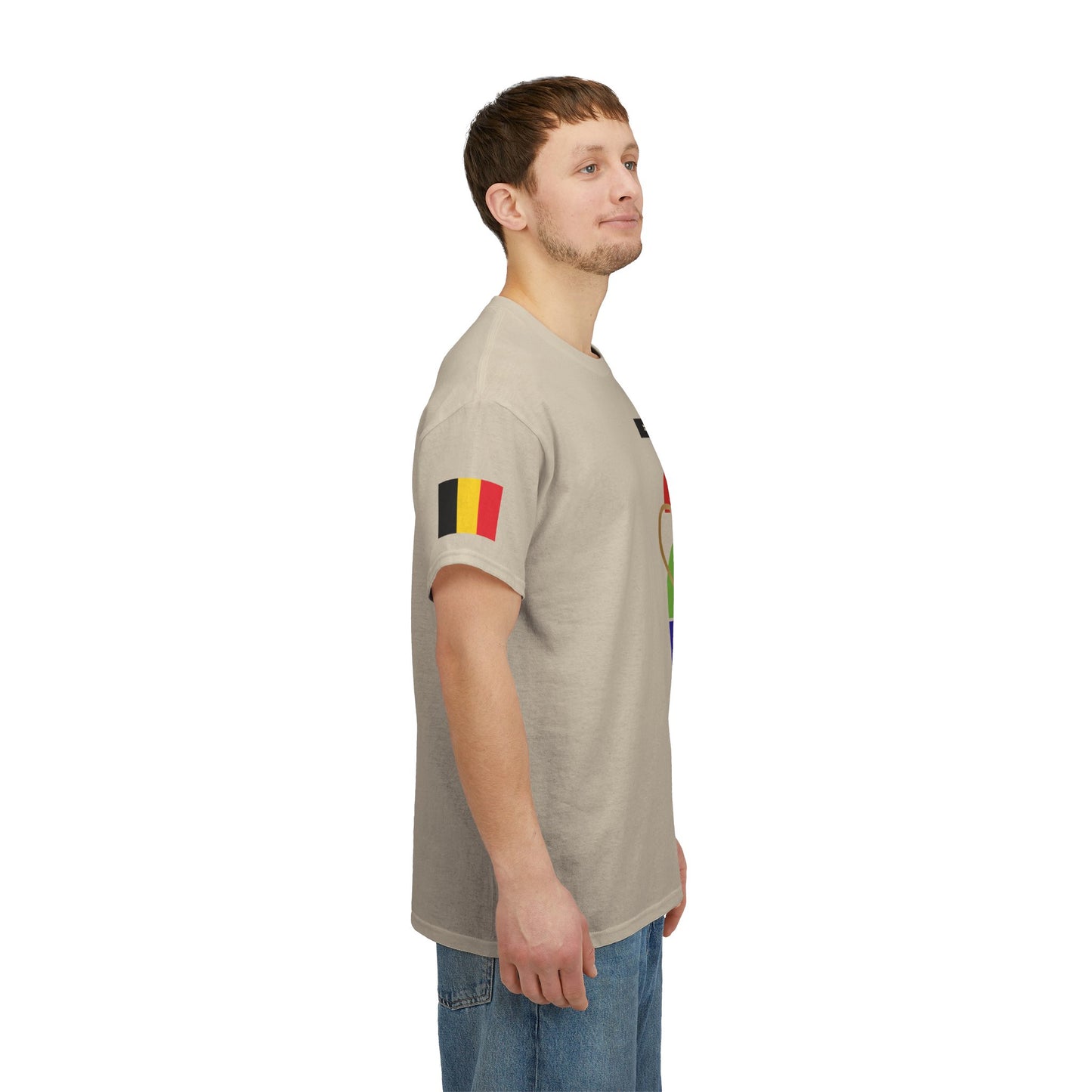 Belgium Football T-Shirt - Unisex Belgium Soccer Fan Tee with Flag (2026)