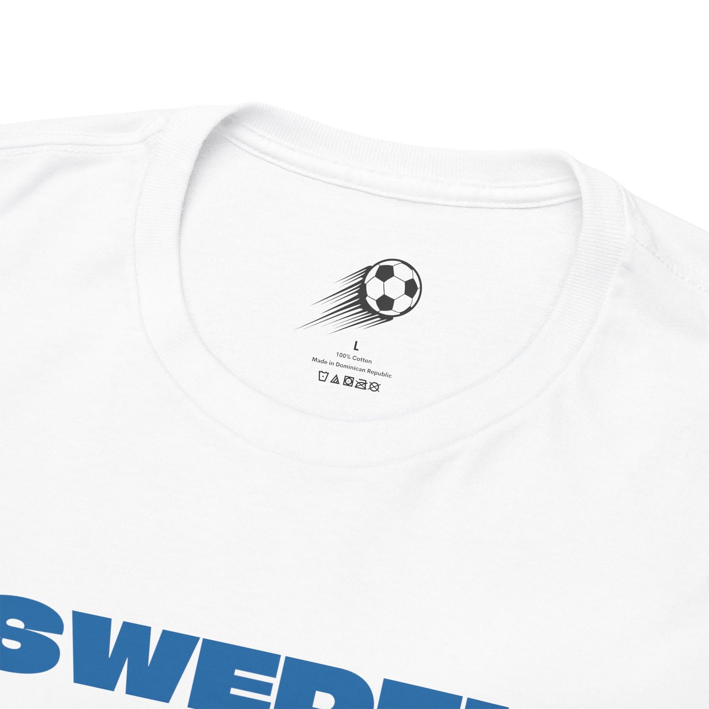 Sweden Football T-Shirt - Unisex Sweden Soccer Fan Tee with Flag (2026)