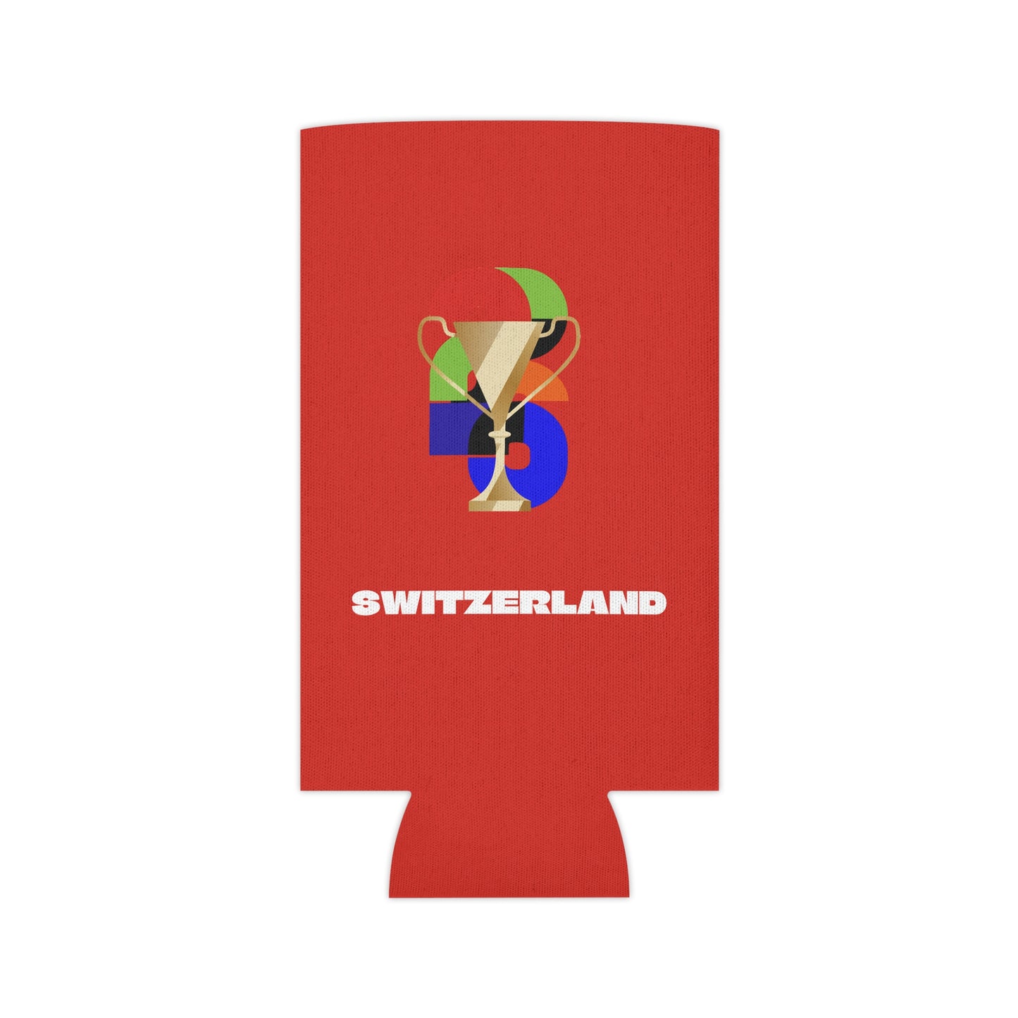 Switzerland Soccer Can Cooler - Switzerland Football Fan Koozie for Game Day (2026)