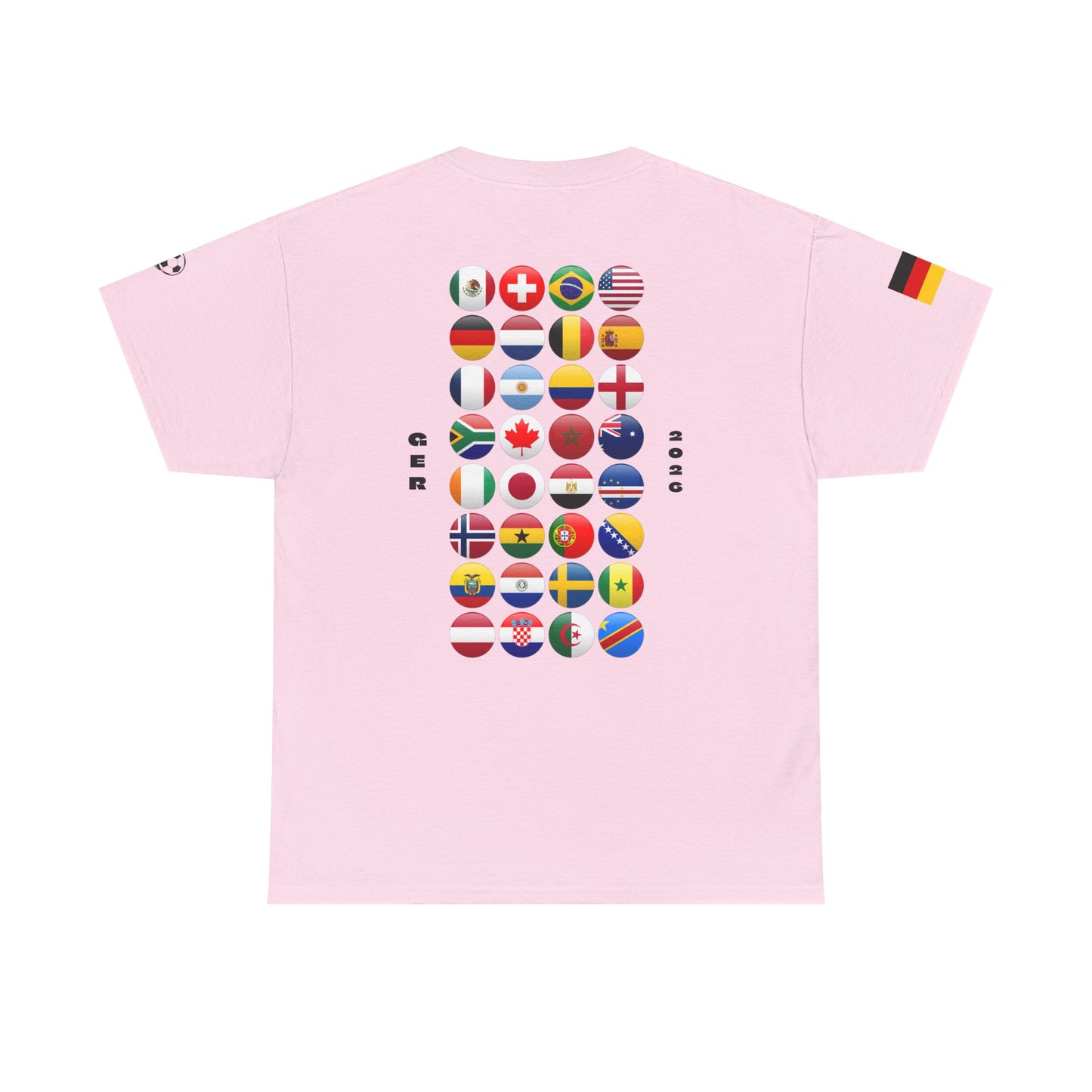Germany Football T-Shirt - Unisex Germany Soccer Fan Tee with Flag (2026)