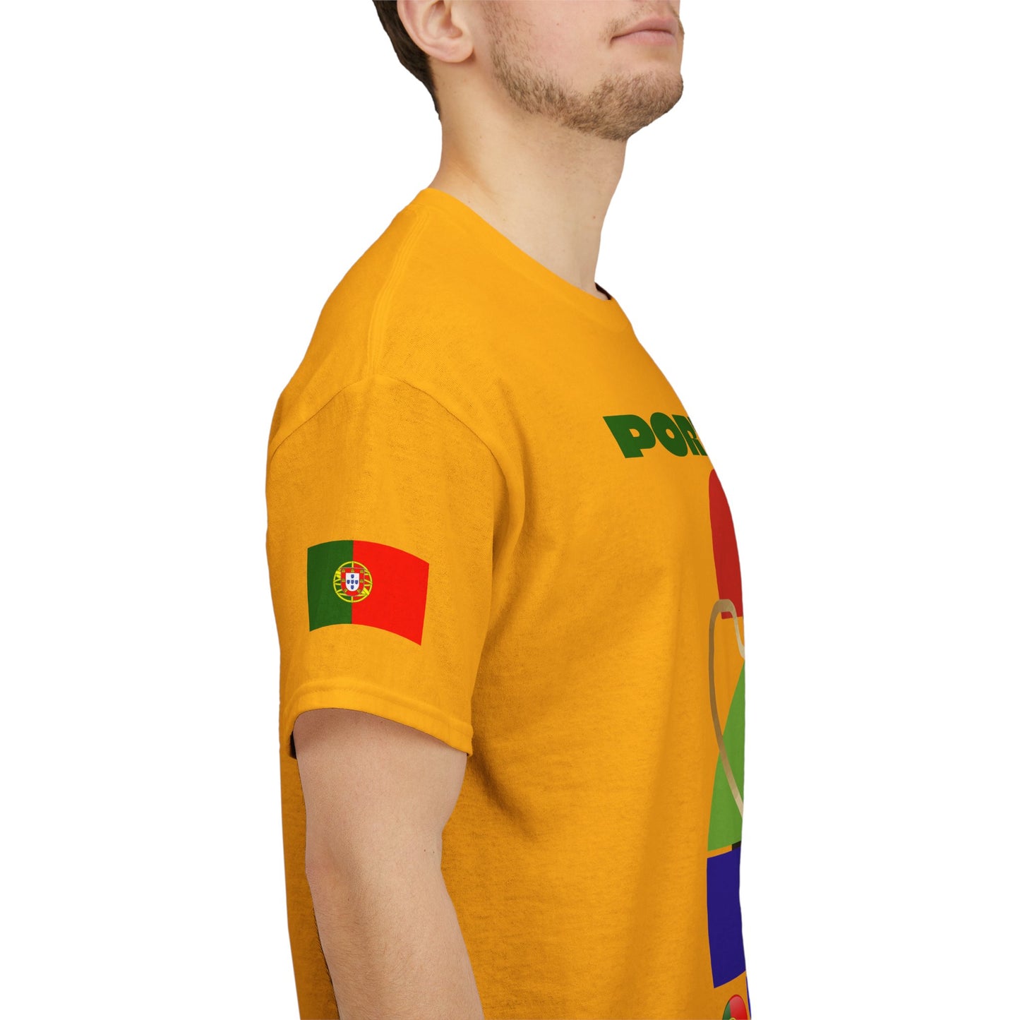 Portugal Football T-Shirt - Unisex Portugal Soccer Fan Tee with Flag (2026)