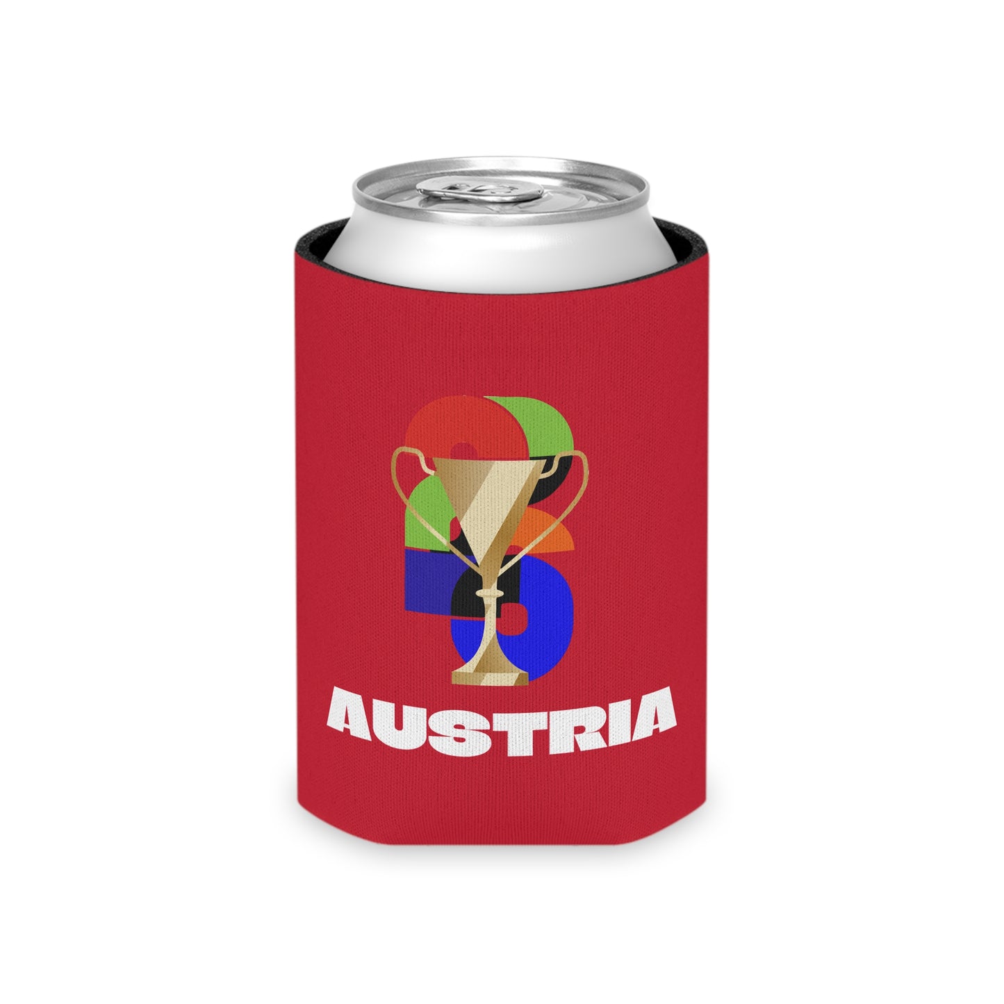 Austria Soccer Can Cooler - Austria Football Fan Koozie for Game Day (2026)