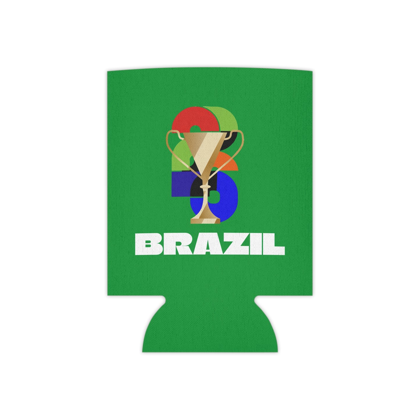 Brazil Soccer Can Cooler - Brazil Football Fan Koozie for Game Day (2026)