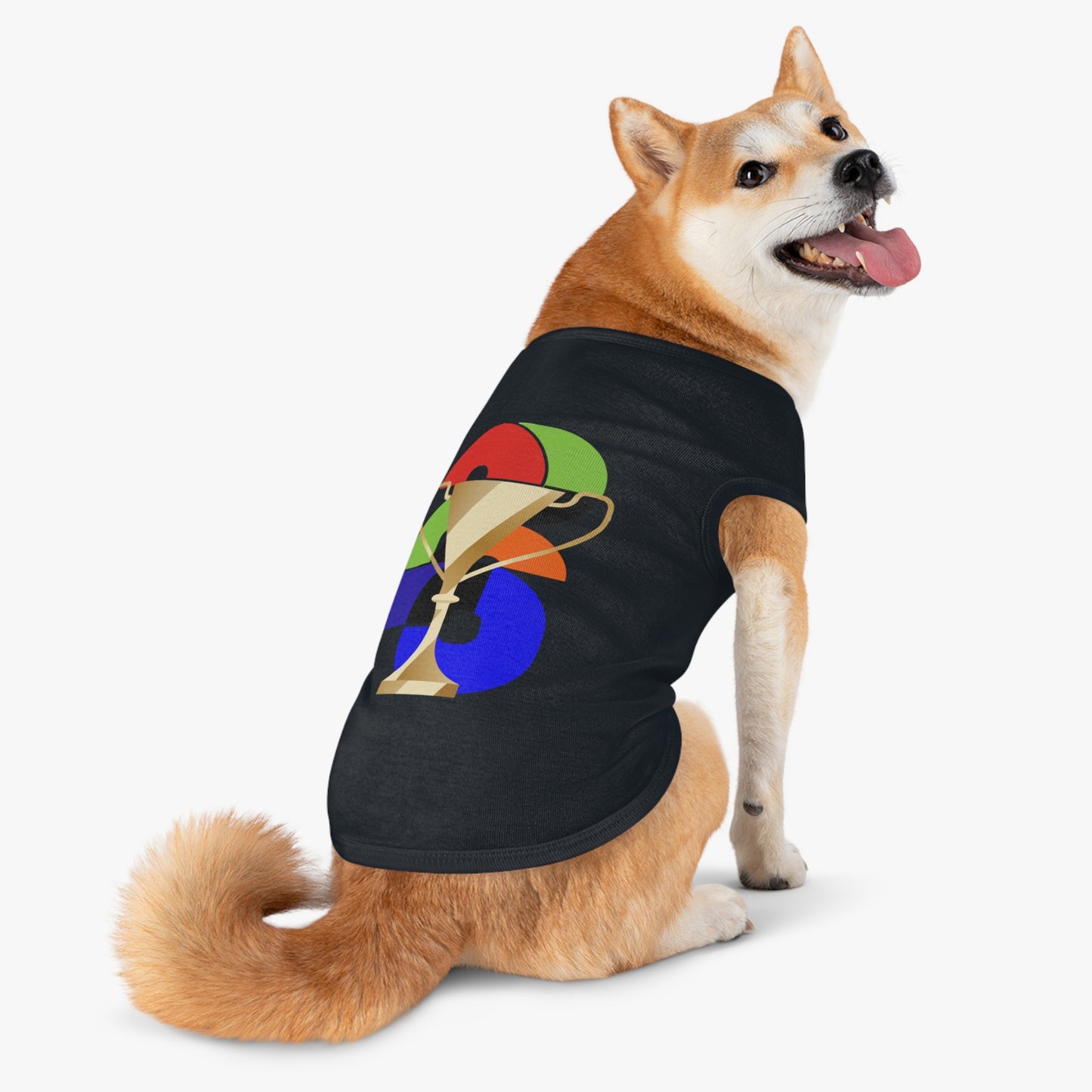 Soccer Dog Tank Top - Football Pet Tee with 2026 Trophy for Game Day & Watch Parties