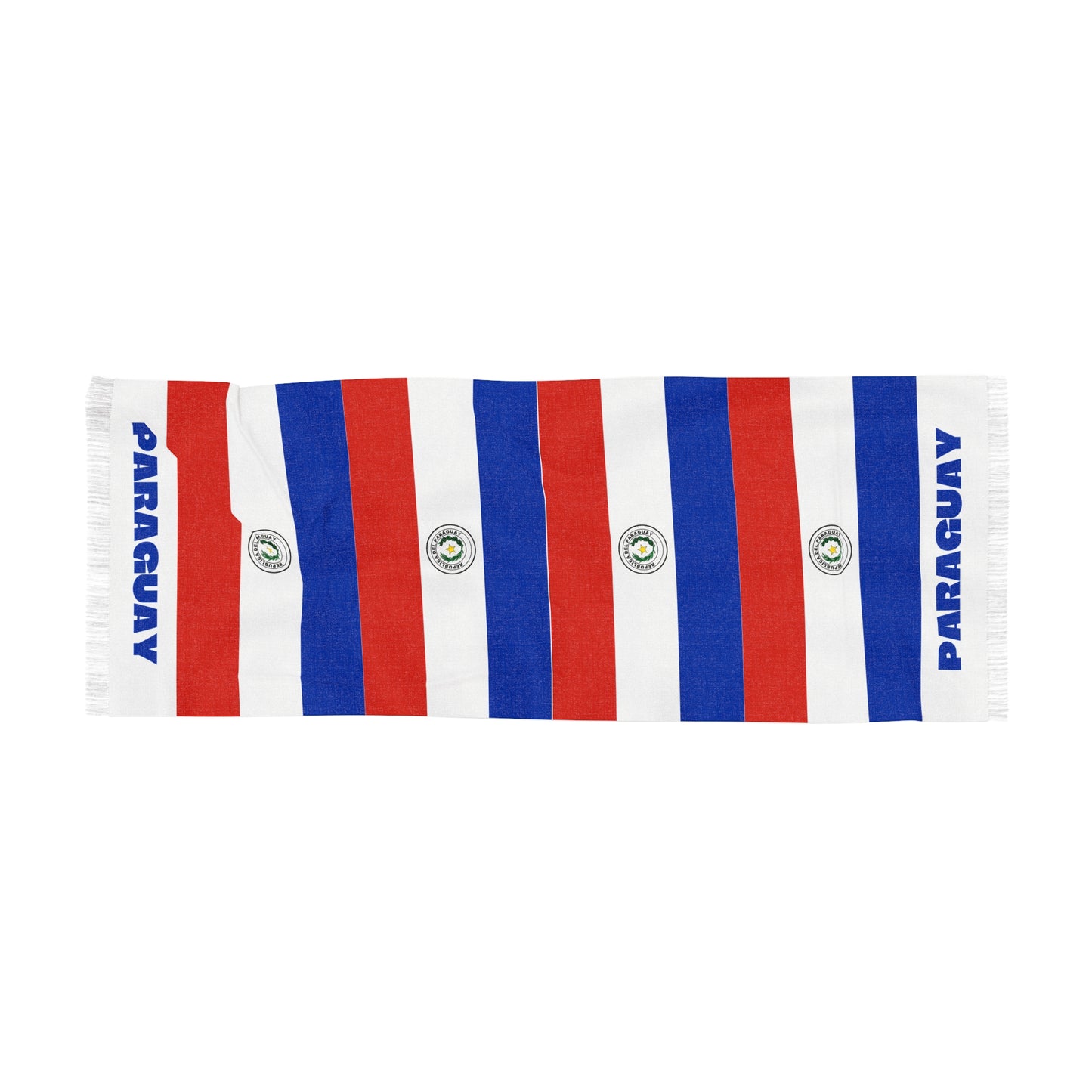 Paraguay Soccer Scarf - Paraguay Football Supporter Scarf with Flag (2026)