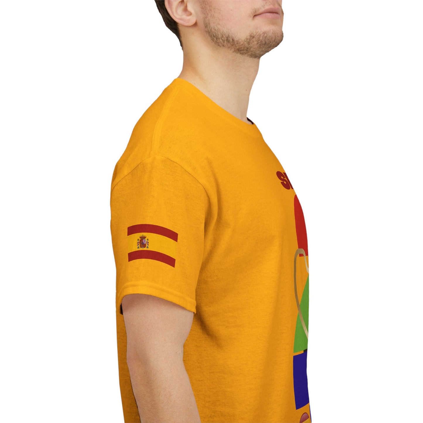 Spain Football T-Shirt - Unisex Spain Soccer Fan Tee with Flag (2026)