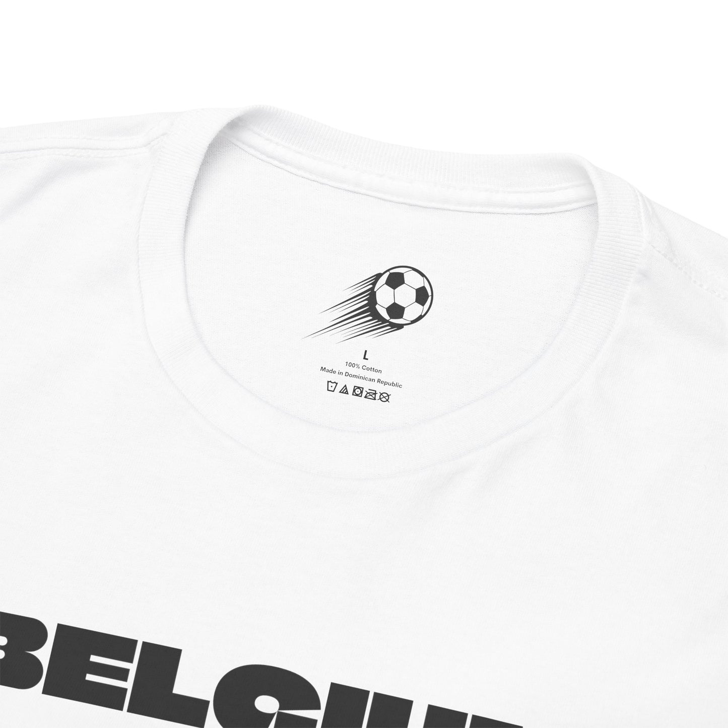 Belgium Football T-Shirt - Unisex Belgium Soccer Fan Tee with Flag (2026)