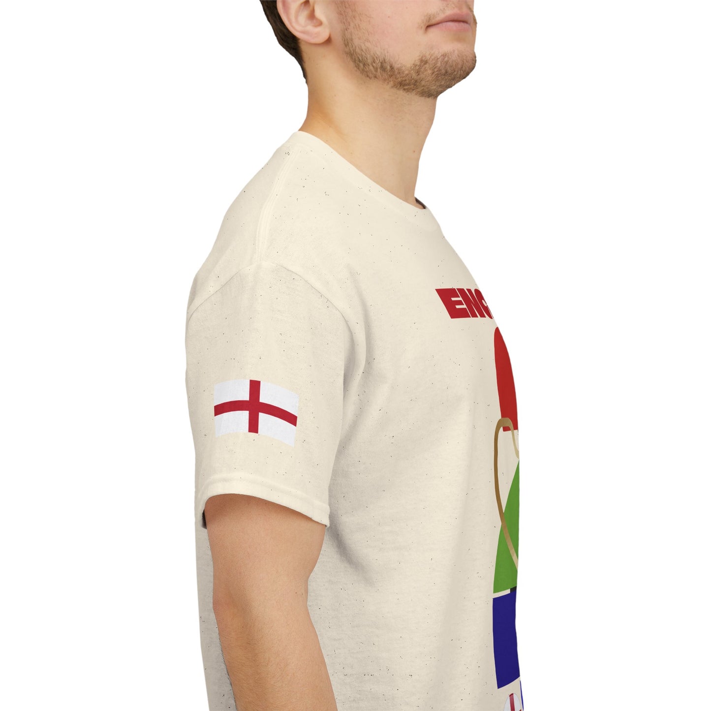 England Football T-Shirt - Unisex England Soccer Fan Tee with Flag (2026)