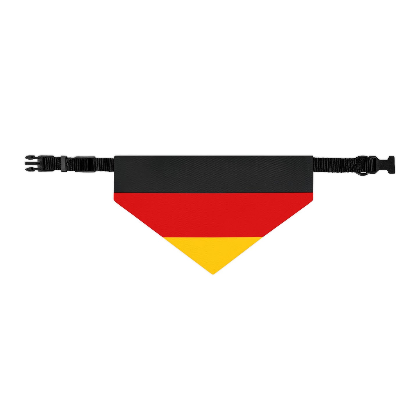 Germany Soccer Dog Bandana — German Flag Snap-On Pet Bandana, Fan Gear